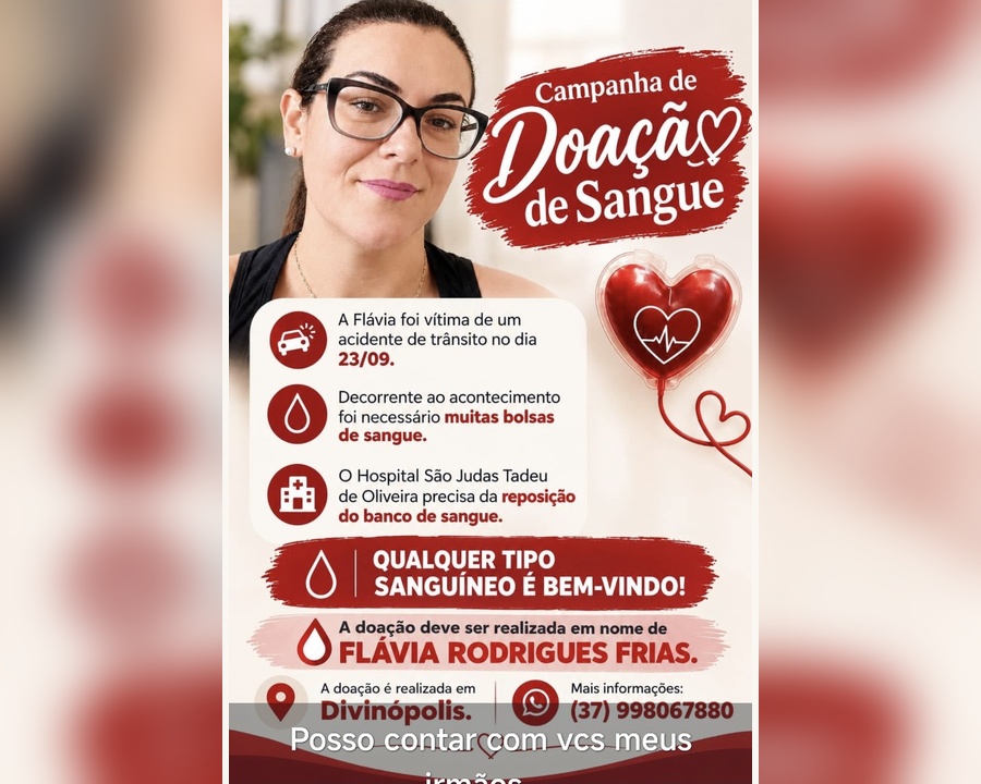 Doação de sangue Flavia